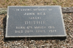 Duthie, John Rex (Jack)