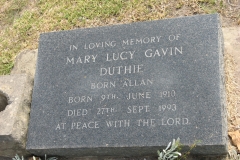 Duthie, Mary Lucy Gavin