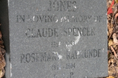 Jones, Claude Spencer + Jones, Rosemary Raymunde