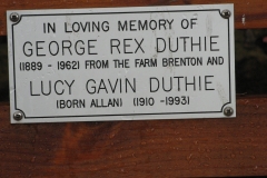 Duthie, George Rex + Duthie, Lucy Gavin