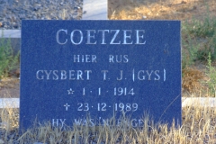 Coetzee, Gystbert T. J. (Gys)