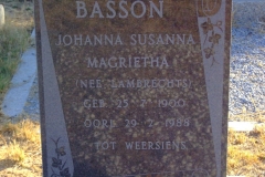 Basson, Johanna Susanna Magrietha nee Lambrechts