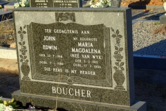 Boucher, John Edwin + Boucher Maria Magdalena