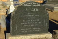 Burger, Helena W. nee Van Taak