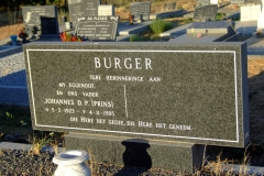 Burger, Johannes D. P. (Prins)