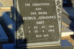 Burger, Petrus Johannes Smit