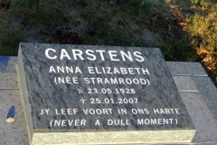 Carstens, Anna Elizabeth (nee Stamrood)