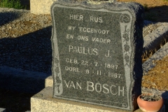 Van Bosch, Paulus J.