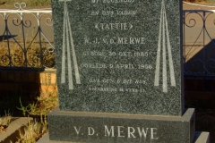 Van Der Merwe, W. J.