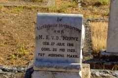 van der Merwe, Maxie E.