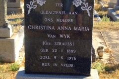 Van Wyk, Christina Anna Maria