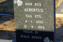 Van Zyl, Albertus