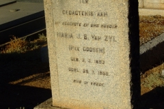 Van Zyl, Maria J. B. nee Goosen