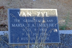 Van Zyl, Maria J.A. (Mietjie)