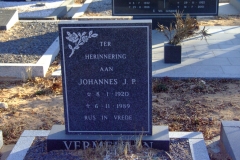 Vermeulen, Johannes J P