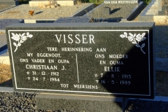 Visser , Christiaan J and Visser, Ellie