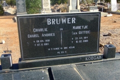 Bruwer, Charlies Charel Andries + Marietjie nee Gutter