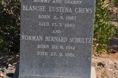 Crews, Blanche Eustena + Schultz, Norman Bernard