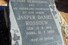 Rossouw, Jasper Daniel born 15 August 1916 died 21 July 1960