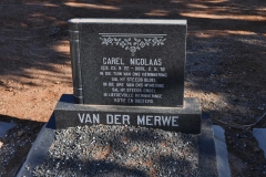 Van der Merwe, Carel Nicolaas