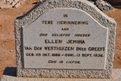 Van der Westhuizen, Ellen Jemima nee Greeff