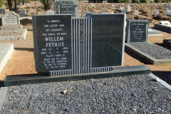 Van Jaarsveld, Willem Petrus born 13 July 1905 died 05 October 1986