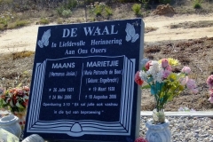 De Waal, Maans + Marietjie