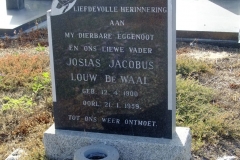 De Waal, Josias Jacobus Louw