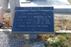 Coetzee, Jasper J.J. + Martha A.M.