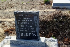 Denton, Claudina M.