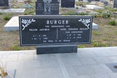 Burger, Willem Jacobus + Alida Johanna Paulina