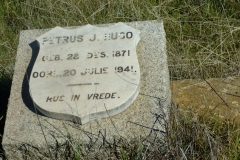 Hugo, Petrus J born 28 December 1871 died 20 July 1941