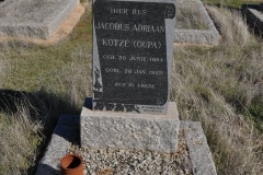 Kotze, Jacobus Adriaan Oupa born 20 June 1884 died 28 January 1959