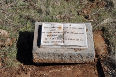 Kotze, Maria H nee Kotze born 02 July 1885 died 20 July 1952