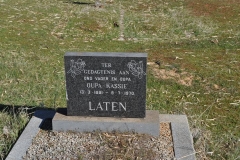 Laten, Oupa Kassie born 13 March 1891 died 09 July 1970