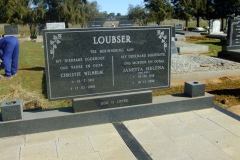 Loubser, Christie Wilhelm born 16 June 1911 died 17 October 1988 + Janetta Helena nee Nel born 05 June 1918 died 28 December 2006