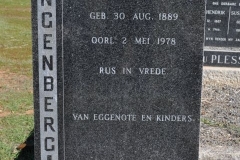 Spangenberg, Hendrik Hermias born 30 August 1889 died 02 May 1978