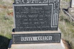 Van Wyk, Schalk Willem born 12 August 1883 died 12 June 1951