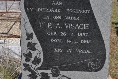 Visagie, TPA born 26 July 1897 died 14 January 1965