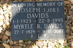 Davids, Joseph (Joe) + Davids, Myrtle R.