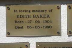 Baker, Edith