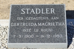 Stadler, Gertruida Magrietha