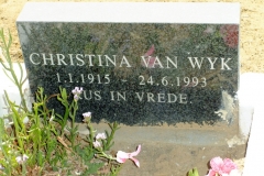 Van Wyk, Christina